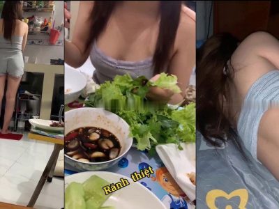 Em sinh viên dâm đồi về phòng ăn em
